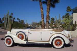 1934 Auburn 850Y 4 Door Phaeton Convertible Sedan CCCA Full Classic Photo