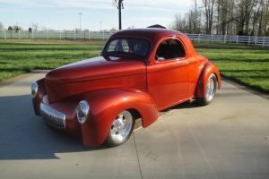 1941 WILLYS COUPE 40 MILES RESTO-ROD COLD A/C NEW BUILDhot-rod  (all-new)