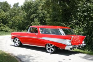 1957 Red Chevy Nomad Photo