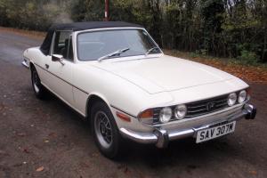 1973 TRIUMPH STAG - Manual Overdrive , just fully serviced , history and mot TAX 