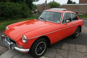  MG B GT 1979 fitted with Chrome Bumpers  Photo