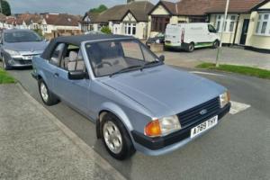 FORD ESCORT MK3 CABRIOLET Photo