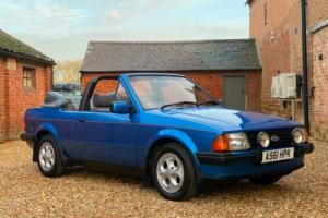 1984 Ford Escort 1.6 i Cabriolet XR3i. Absolutely Stunning Car Only 64,000 Miles