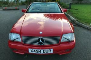 Mercedes 300 SL 1993  head turner magma red very good example Photo
