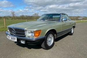 1983 Mercedes Benz SL500 in Thistle Green Metallic. 18700 miles from new!