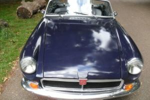 1972 MGB Roadster in Midnight Blue
