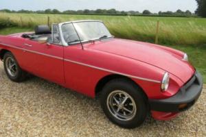 1979 MG B ROADSTER WITH OVERDRIVE Convertible Petrol Manual