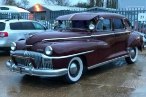 De Soto 1948, straight 6, runs well, UK registered, easy project