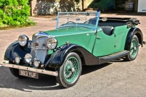 1938 Riley 12/4 TOURER COACHWORK BY WILKINSON & SON OF DERBY Photo