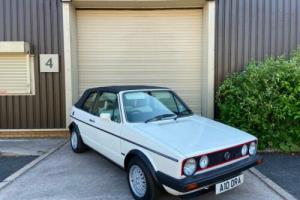(A) 1984 Volkswagen Golf 1.8 GTi 2dr 8V Convertible Petrol White Modern Classic
