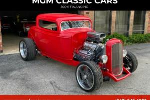 1932 Ford Other SUPERCHARGED HOT ROD 383 STROKER COLD AC NEW Photo