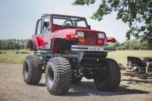 Monster Truck Wrangler Jeep 4x4 classic LHD YJ 4.0 1995 46in tyres , new S/Top
