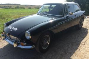 MGB GT Mk1, 1967 In black with Rally/Track spec.