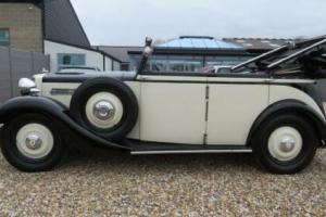 1937 ARMSTRONG SIDDELEY 14 HP DROP HEAD 6 CYL pre select Convertible Petrol Ma Photo