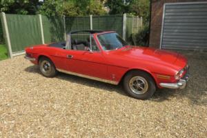 Triumph Stag fitted with Rover V8 Photo