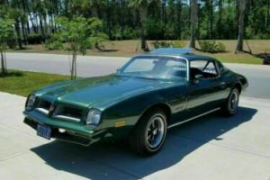 1976 Pontiac Firebird 2dr green