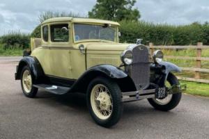 Ford Model A Deluxe Coupe-1931-Beautiful condition with lots of extras.