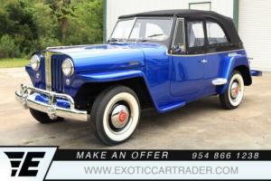 1949 Willys-Jeep Overland Jeepster Concours Restoration Photo