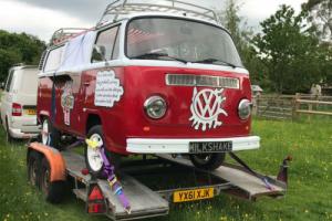 Vintage VW T2 Bay Window Milkshake & Ice Cream Bar- with awning, trailer & more
