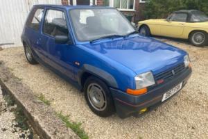 1986 Renault 5 GT Turbo in electric blue. Immaculate throughout.