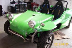  VW BEACH BUGGY IN GREEN LWB1600 ON THE ROAD WITH TOWA CAR CONVERTION. TAX EXEMPT 