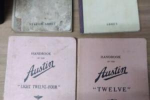 Old Car handbooks