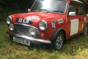 Classic mini Paddy Hopkirk Monte Carlo 33EJB look alike including number plate Photo