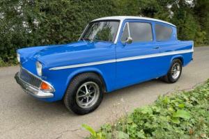 Ford Anglia Super modified, 3.5 V8, stunning car throughout.