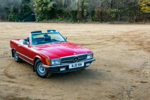 Mercedes Benz 380SL r107,1981, w/Hard Top, Red / Black Combo, V.Good Condition Photo