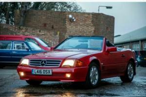 Mercedes 1994 SL300 24Valve 72000 miles in Red with black leather interior. Photo