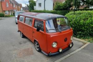 1976 VW TYPE 2 BAY WINDOW RAT BUS LOWERED RAG TOP 1776cc RUNNING DRIVING PROJECT Photo