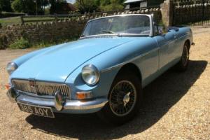 MGB Roadster, Manufactured August 1963 in Iris Blue, excellent Cond.