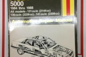 Audi 5000 1984 thru 1988 Hanes manual for Sale