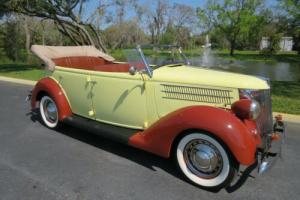 1936 Ford Deluxe Phaeton Convertible 221ci Flat Head V8 3 Speed Photo