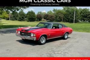 1972 Chevrolet Chevelle CRANBERRY RED BIG BLOCK 502 AC WATCH VIDEO! Photo