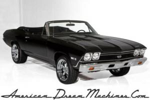 1968 Chevrolet Chevelle Convertible Triple Black 396 4-Speed PS PDB