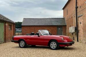 1989 Alfa Romeo Spider S3 2.0. Last Owner 15 Years. Only 78,000 Miles. RHD. Photo