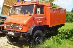 Mercedes Unimog 404 Expedition Overland Extreme 4x4 Camper Fire Tender. Photo