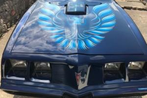 Pontiac trans am firebird 1979 301 v8 blue