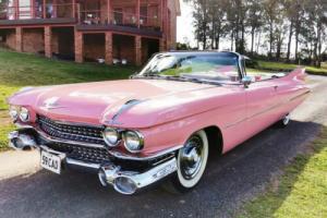 1959 Pink Cadillac Convertible Series 62 Photo