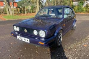 VW Golf Clipper MK1 Convertible 1992 BLUE AUTO OUTSTANDING ORDER LOADS OF PAPER