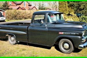 1959 Chevrolet Apache 2 Door Pickup Truck 350 4 Bolt Engine 4-Speed Automatic