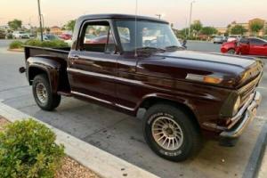 ford f100 pickup truck short bed