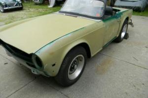 1971 TRIUMPH TR6  , UNFINISHED  RESTORATION  , FREE SHIPPING Photo