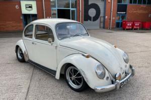 Vw beetle 1967 rare one year model only with factory options in lotus white Photo