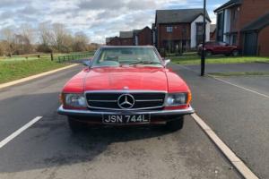 Mercedes SL350 convertible V8 automatic red