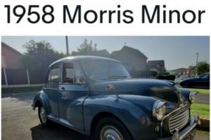 Morris Minor 1000 4 door saloon 1958 restored over £10000 recently spent! Photo
