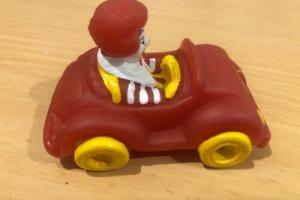 VW Beetle Cabrio Happy toy with Ronald McDonald. Rare. 1988