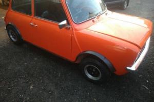 1978 mini clubman with 34553 miles on 12 months mot