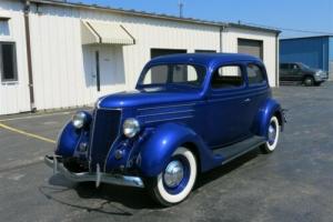 1936 Ford Tudor Sedan, Cobalt Blue, Flathead V8, Gorgeous! Sale/Trade Photo